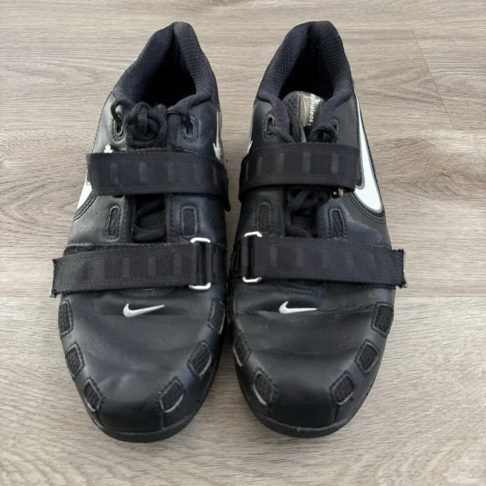 Nike Romaleos 2 Power Bridge Weightlifting Shoes Mens Size 8.5 Black 476927-001